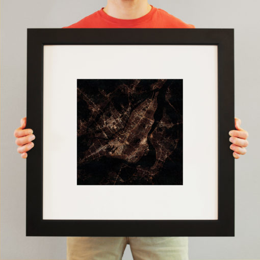 Montreal, Canada at Night by City Prints - Image 3
