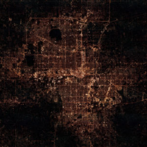 Oklahoma City, Oklahoma at Night by City Prints