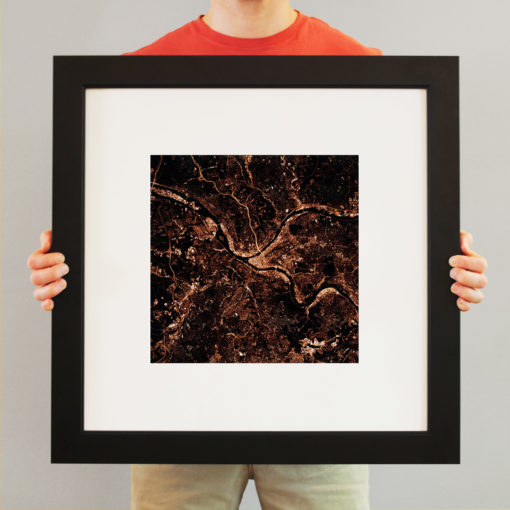 Pittsburgh, Pennsylvania at Night by City Prints - Image 3