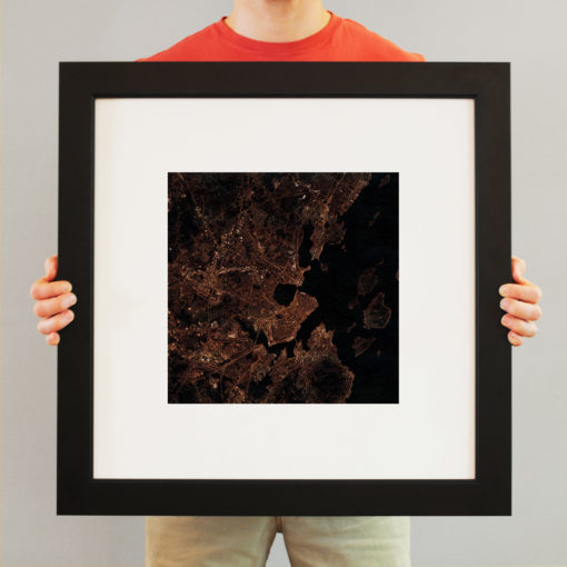 Portland, Maine at Night by City Prints - Image 3
