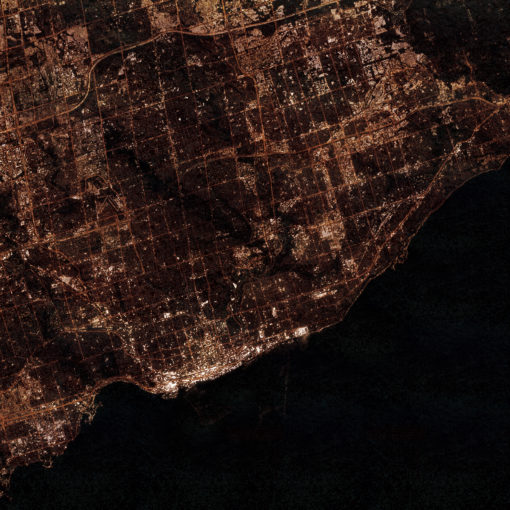 Toronto, Canada at Night by City Prints