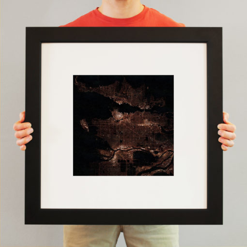 Vancouver, Canada at Night by City Prints - Image 3