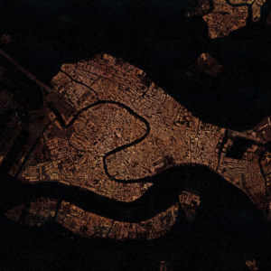 Venice, Italy at Night by City Prints