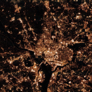 Washington DC at Night by City Prints