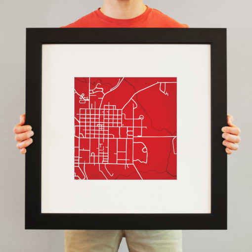 Miami University (Oxford Ohio) Campus Map Art by City Prints - Image 4