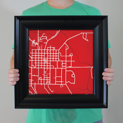 Miami University (Oxford Ohio) Campus Map Art by City Prints - Image 5