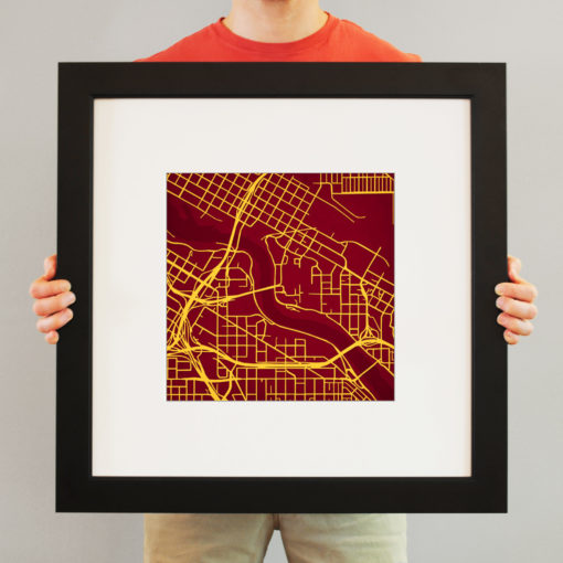 University of Minnesota Campus Map Art by City Prints - Image 5