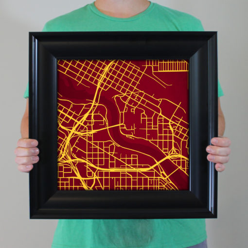 University of Minnesota Campus Map Art by City Prints - Image 4