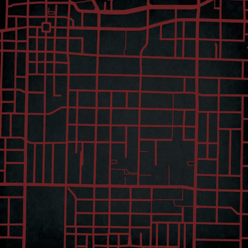 Missouri State University Campus Map Art by City Prints