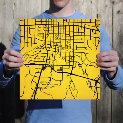 University of Missouri Campus Map Art by City Prints - Image 3