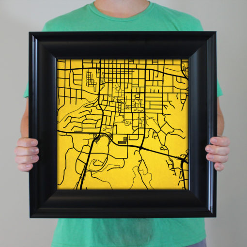 University of Missouri Campus Map Art by City Prints - Image 5