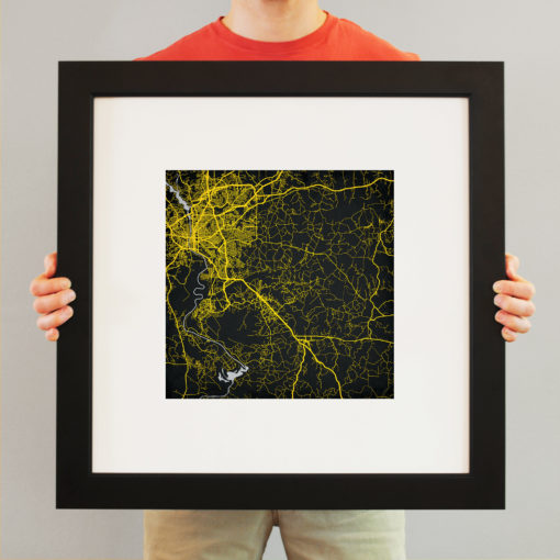 Fort Benning Map Art by City Prints - Image 3