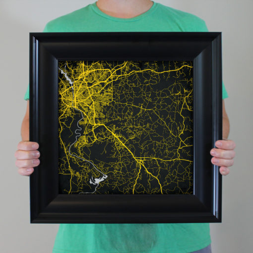 Fort Benning Map Art by City Prints - Image 4