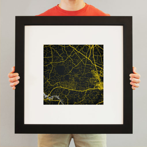 Fort Campbell Map Art by City Prints - Image 3
