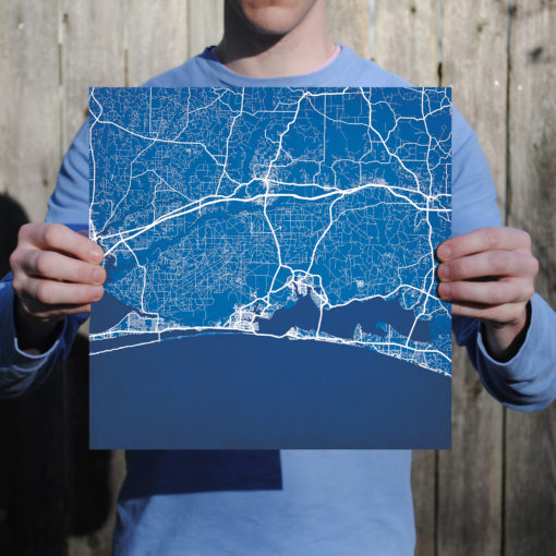 Eglin Air Force Base Map Art by City Prints - Image 2
