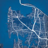 Naval Station Norfolk Map Art by City Prints