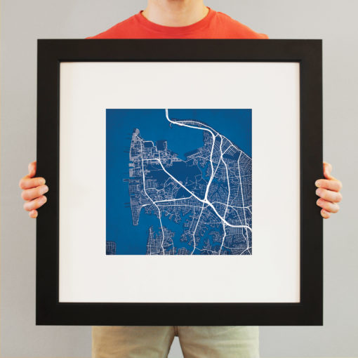 Naval Station Norfolk Map Art by City Prints - Image 3