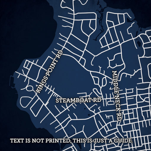 United States Merchant Marine Academy Campus Map Art by City Prints - Image 2