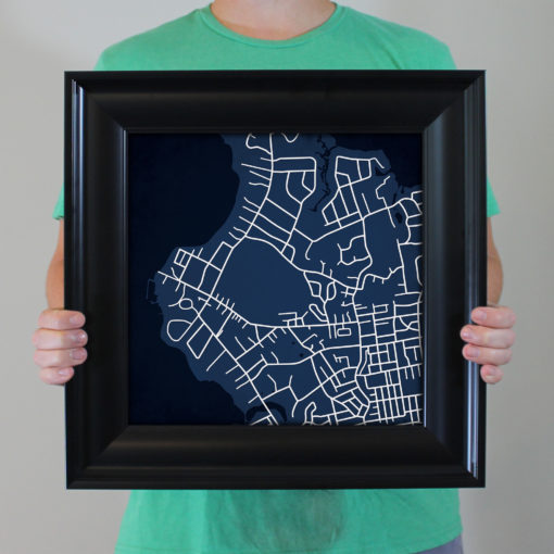United States Merchant Marine Academy Campus Map Art by City Prints - Image 5