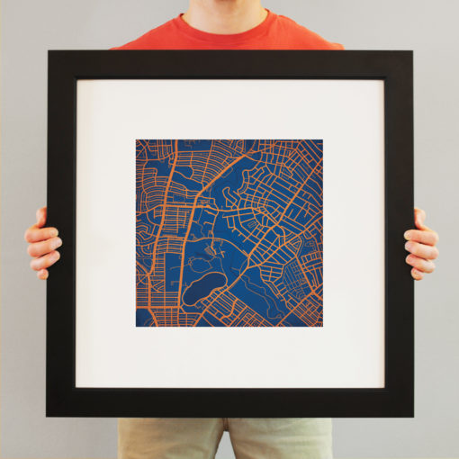 Morgan State University Campus Map Art by City Prints - Image 4
