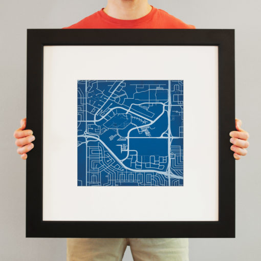 Mount Royal University Campus Map Art by City Prints - Image 4