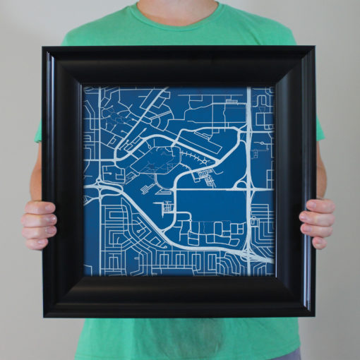 Mount Royal University Campus Map Art by City Prints - Image 5