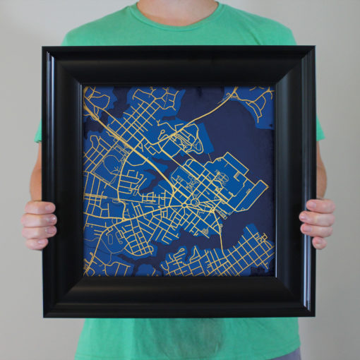 United States Naval Academy Campus Map Art by City Prints - Image 5