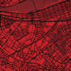 Northeastern University Campus Map Art by City Prints