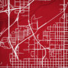 University of Nebraska-Lincoln Campus Map Art by City Prints