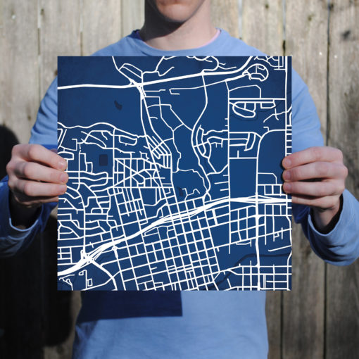 University of Nevada, Reno Campus Map Art by City Prints - Image 3