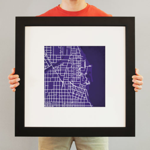 Northwestern University Campus Map Art by City Prints - Image 4