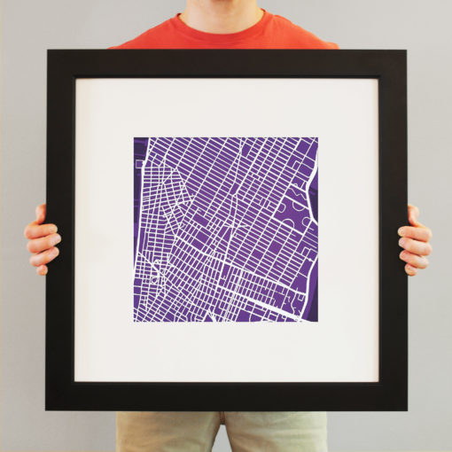 New York University Campus Map Art by City Prints - Image 4