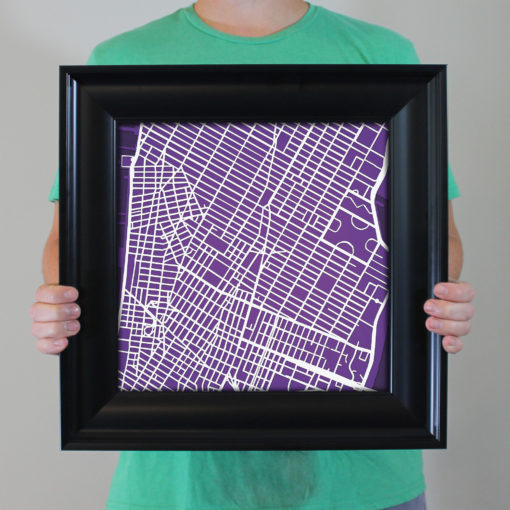 New York University Campus Map Art by City Prints - Image 5