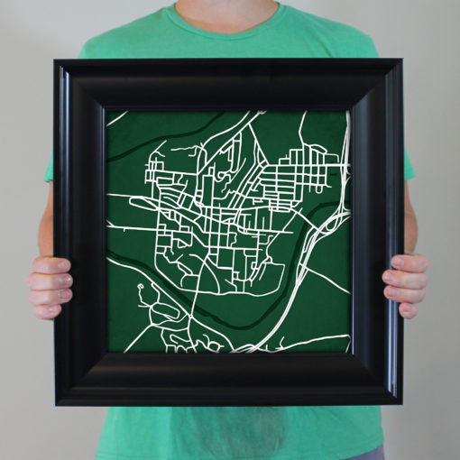Ohio University Campus Map Art by City Prints - Image 5