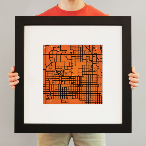 Oklahoma State University Campus Map Art by City Prints - Image 4