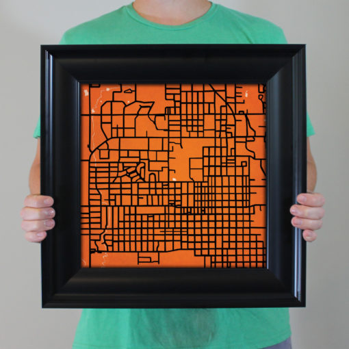 Oklahoma State University Campus Map Art by City Prints - Image 5