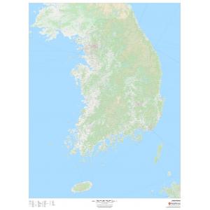 South Korea by Map Sherpa