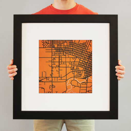 Oregon State University Campus Map Art by City Prints - Image 4