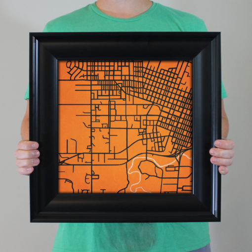Oregon State University Campus Map Art by City Prints - Image 5