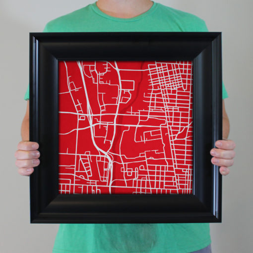 Ohio State University Campus Map Art by City Prints - Image 5