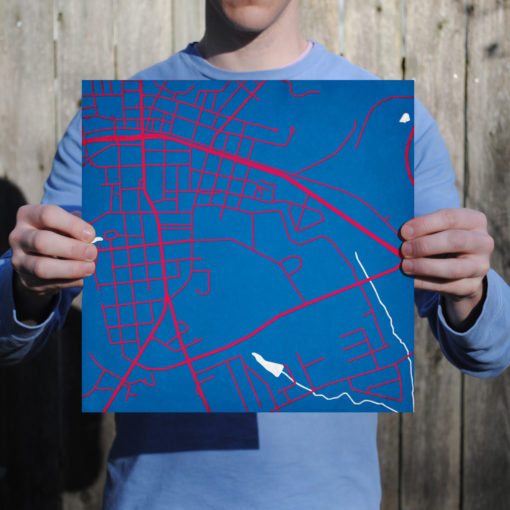 Presbyterian College Campus Map Art by City Prints - Image 3