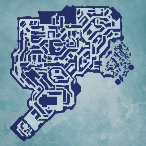 Assassin's Creed, Acre Map Art by City Prints
