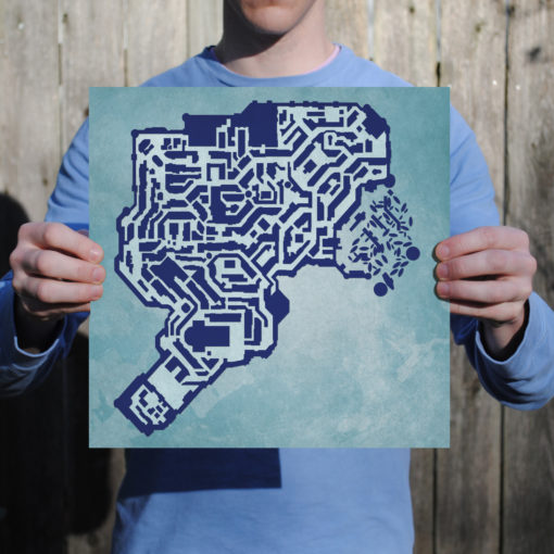 Assassin's Creed, Acre Map Art by City Prints - Image 2