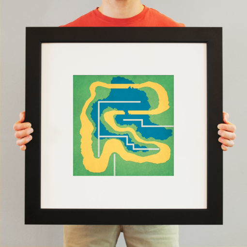 Super Mario Kart,Donut Plains Map Art by City Prints - Image 3