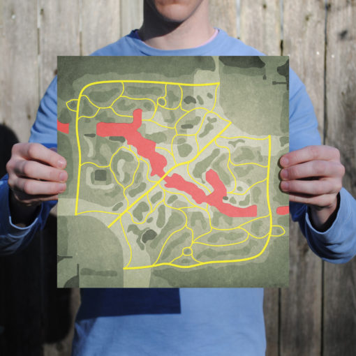 Defense of the Ancients Map Art by City Prints - Image 2
