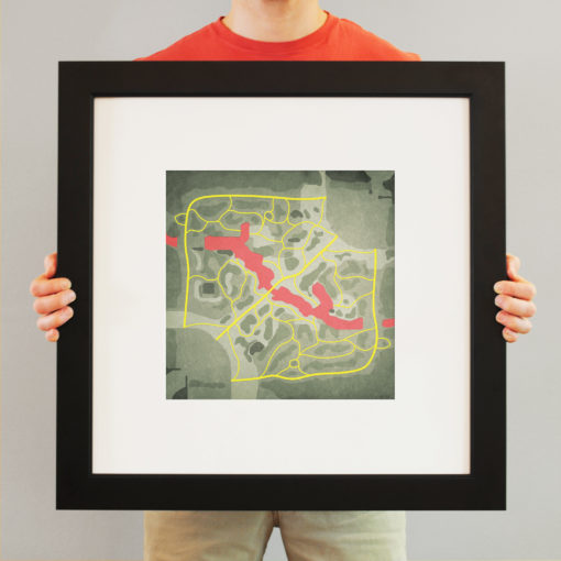 Defense of the Ancients Map Art by City Prints - Image 3
