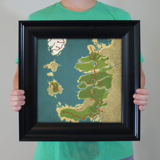 Fable, Albion Map Art by City Prints - Image 4