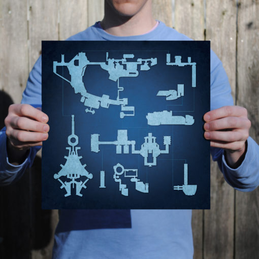 Mass Effect, Citadel Map Art by City Prints - Image 2