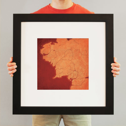 Lord of the Rings, Middle Earth Map Art by City Prints - Image 3