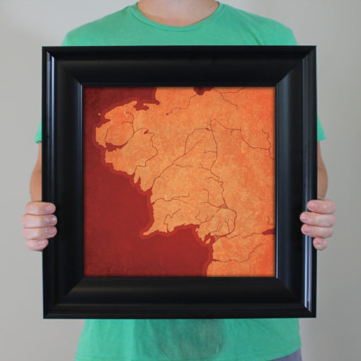 Lord of the Rings, Middle Earth Map Art by City Prints - Image 4